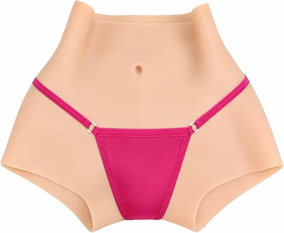 Realistic Sissy Silicone Panties for Transgender Crossdresser False Pussy Hiding Gaff Boxer Briefs Butt Shaper Lifter