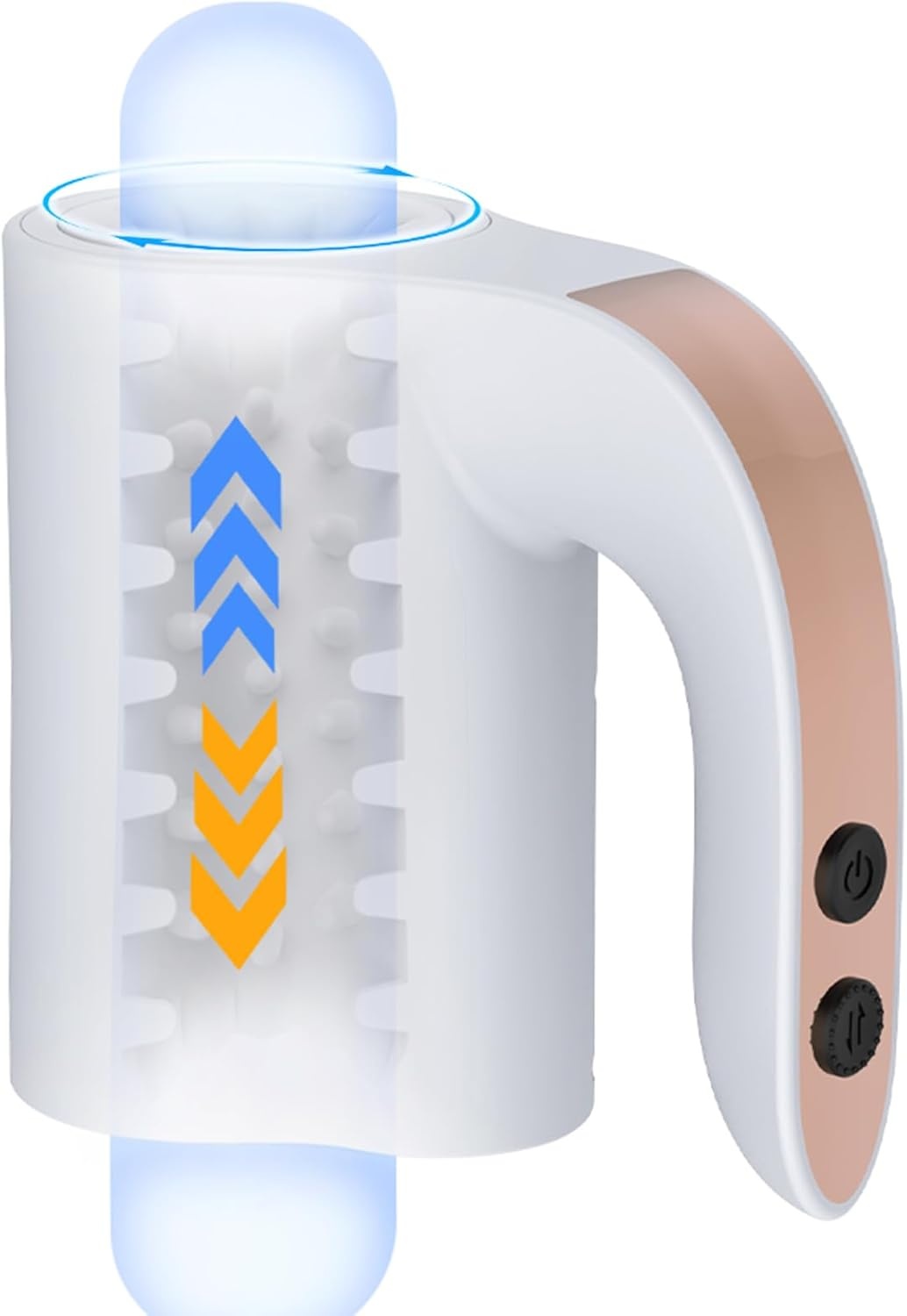  Real Blowjob Sex Machine Sex Toys for Men (White)