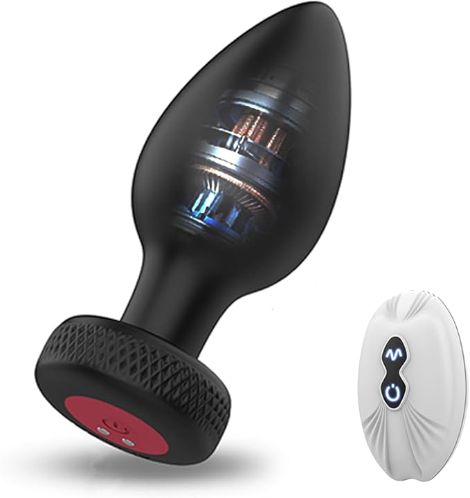 Male Sex Toys Anal Plug Vibrator Butt Plugs Anal Toys with Remote Control 10 Vibration for Beginners Advanced