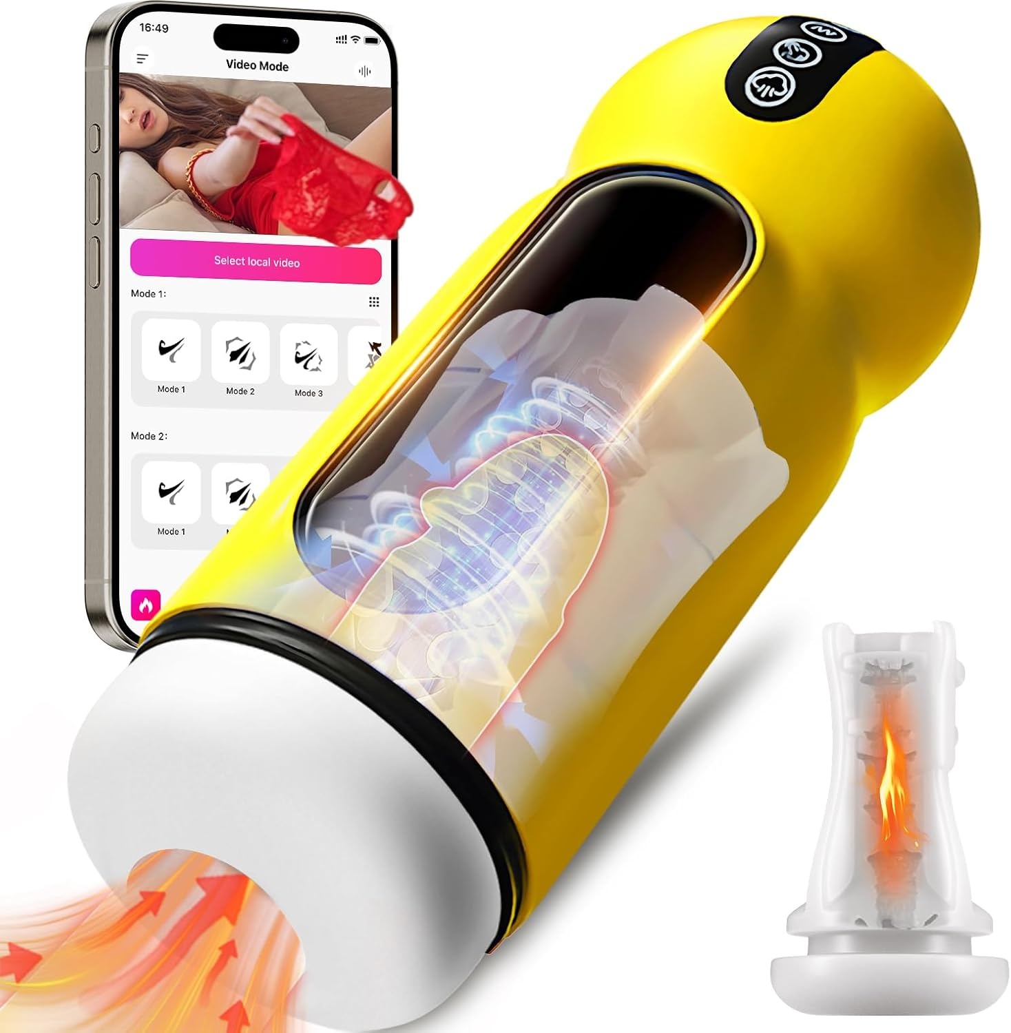 Click Burst Climax Blowjob Adult Sex Toy for Men