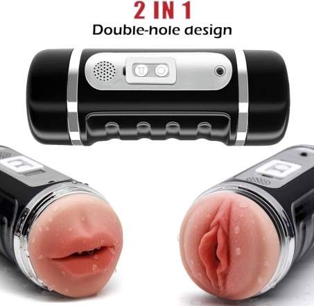 2 in 1 Vagina/Oral Automatic Electric Masturbator