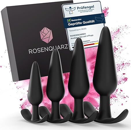 Premium Medical-Grade Silicone Cock Ring and Anal Plug Intimacy Set