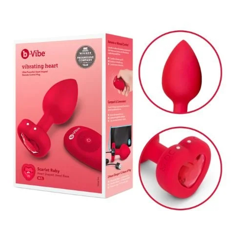 B-vibe Vibrating Jewel Butt Plug In Pakistan