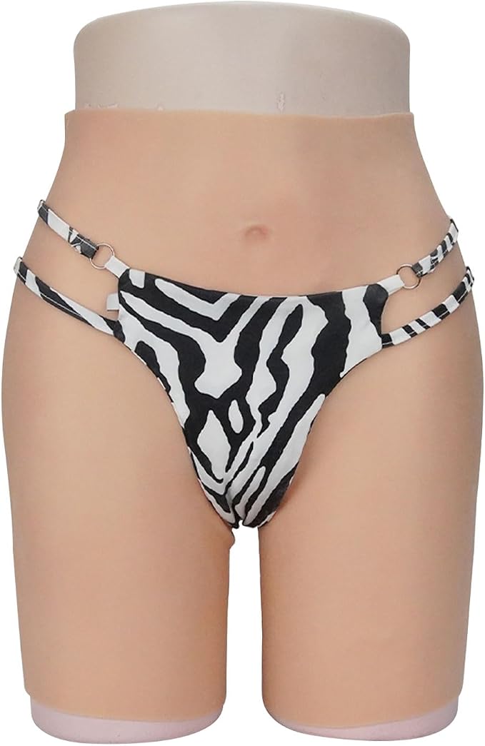 Silicone Vagina Panties Realistic Sissy False Pussy Shorts Butt Padded Push Hiding Gaff Boxer Briefs for Crossdresser