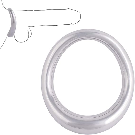 Medical Grade Stainless Steel Cock Ring with 4 Size Options  