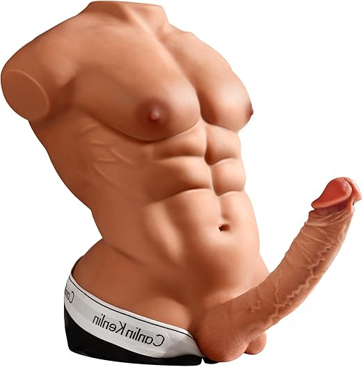 Isskis 24LB Large Male Sex Doll with Flexible Dildo for Women