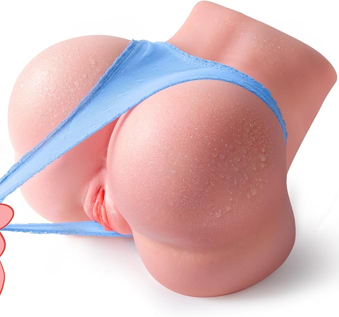 ZEMALIA Realistic Sex Doll for Men, Soft Torso Pocket Pussy with Dual 3D Textured Channels