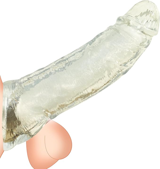 2026 Newly Super 8.5 inch New Soft Skin Sleeve Extender Sheath for Men Male Enhancement Extension Sleeve 