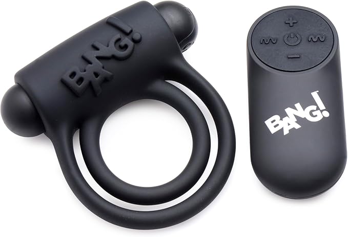 Cock Ring Vibrator – 28 Mode Bullet Ring with Wireless Remote Control