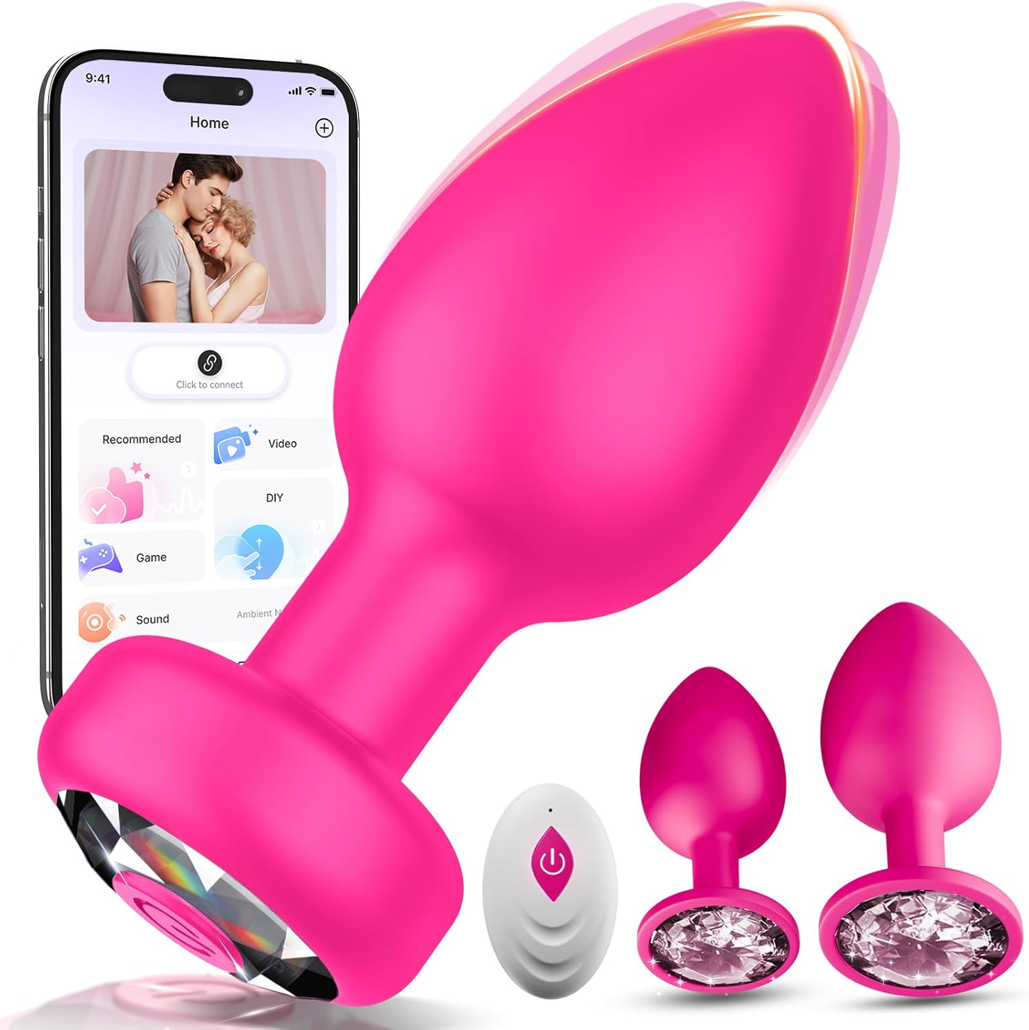 Butt Plug Female Beginner 10 Modes Vibrators