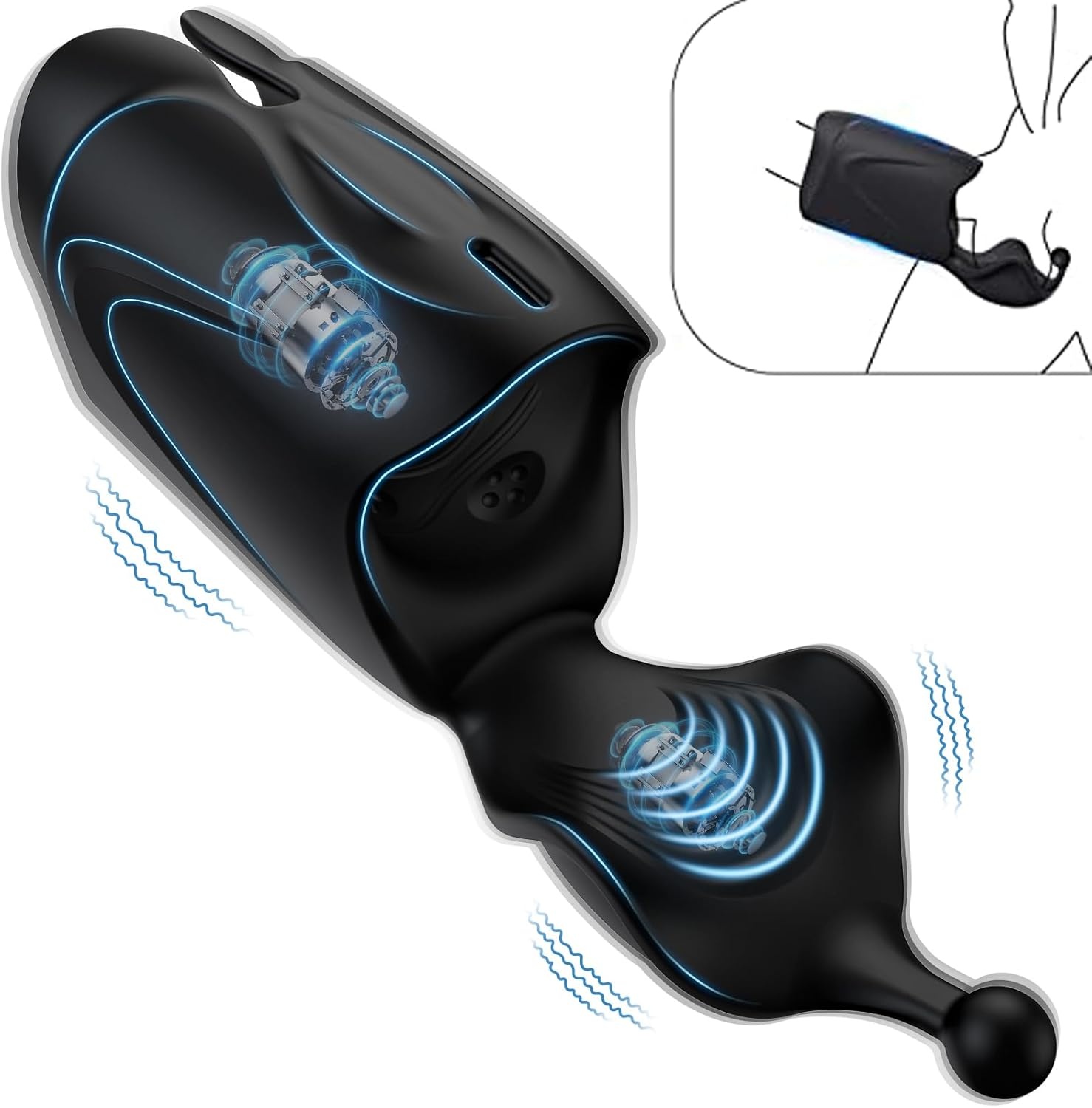 Penis Head Vibration Machine Glans Stimulator for Men Sex Toy