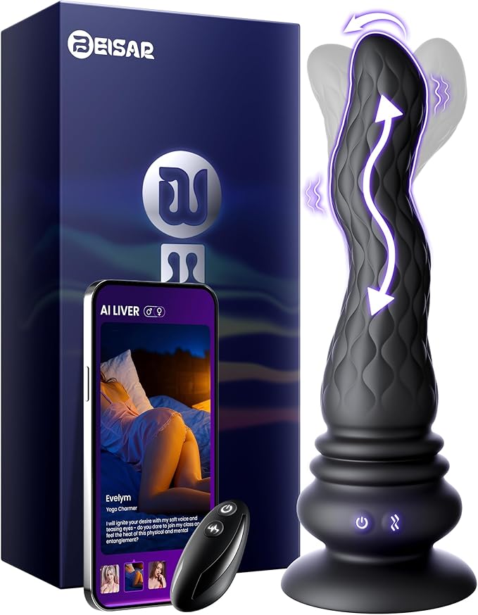 Beisar 3 in 1 Prostate Massager Anal Vibrator