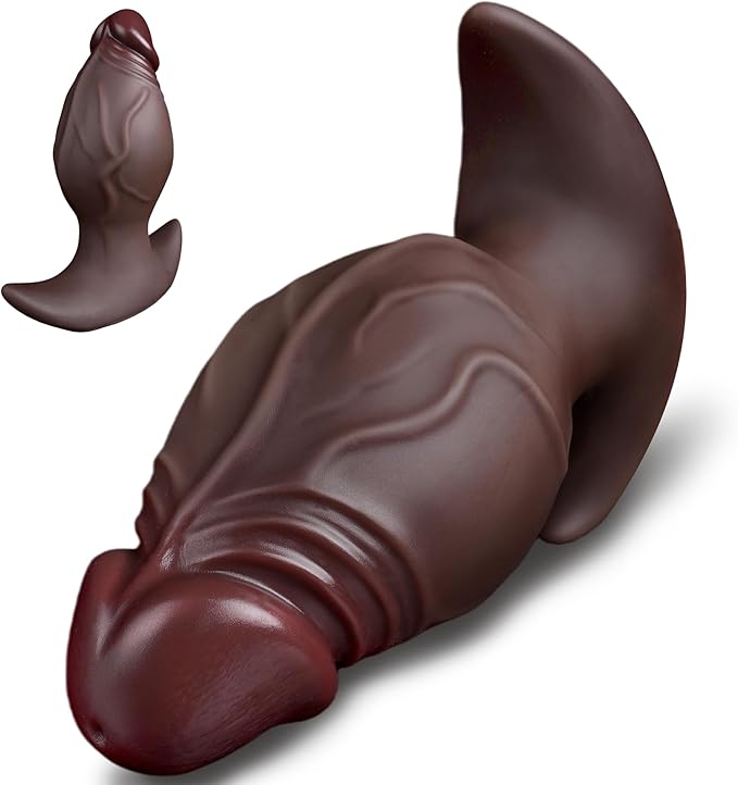Realistic Large Silicone Butt Plug XL 3 Inch Anal Dildo T-Base Sex Toy