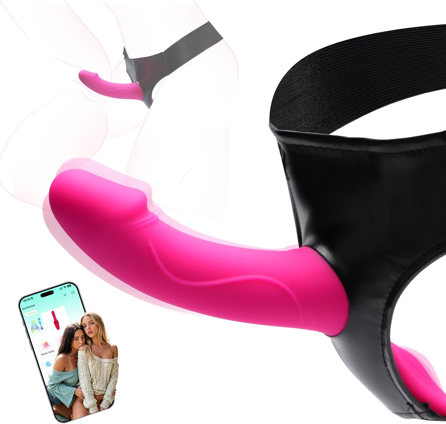 Strap On Dildo Harness Lesbian Adult Sex Toys & Games Vibrator