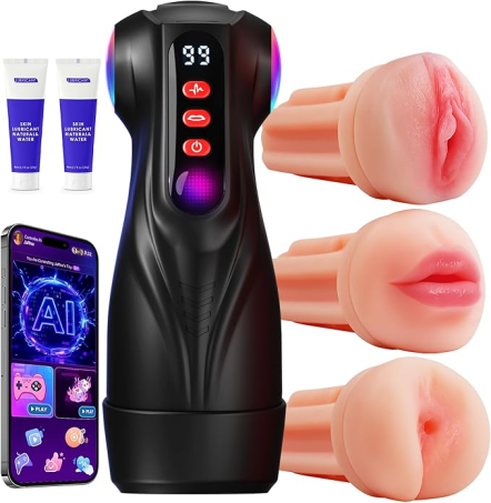 Uoffile Male Masturbator Sex Toys for Men 