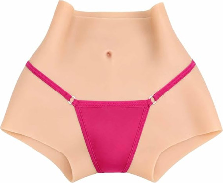 Realistic Sissy Silicone Panties for Transgender Crossdresser False Pussy Hiding Gaff Boxer Briefs Butt Shaper Lifter