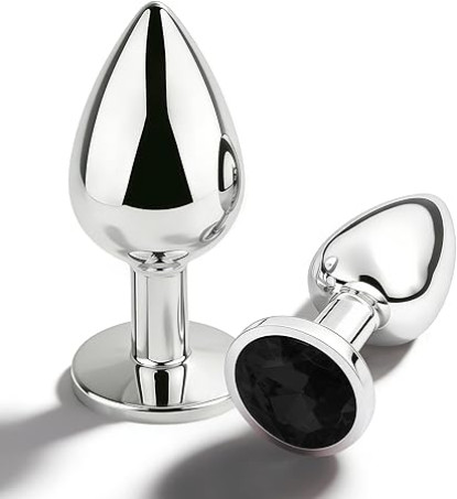 Ergonomic 2-Piece Smooth Seamless Anal Plug Exploration Set