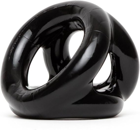 Stretchy Triple Ring TPE Cock Ring 3-in-1 Male Enhancer  