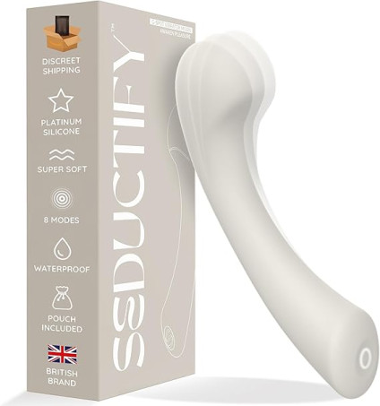 SEDUCTIFY G-Spot Vibrator Dildo Adult Sex Toy for Women with 8 Vibrating Modes