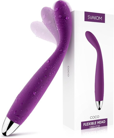 SVAKOM COCO Vibrator Dildo Sex Toys Finger Shaped - 8 Seconds to Climax Waterproof Vibes for Women