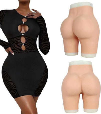 Silicone Realistic Vagina Panties Hips Control Enhancement Fake Pussy Pants for Crossdresser Drag Queen