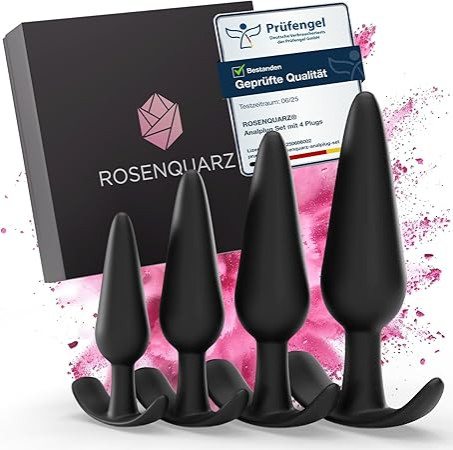 Premium Medical-Grade Silicone Cock Ring and Anal Plug Intimacy Set