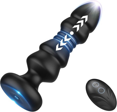 Thrusting Sex Toys Anal Plugs - Anal Toys Sex Toy Remote Control Vibrating Butt Plug G Spot Vibrator