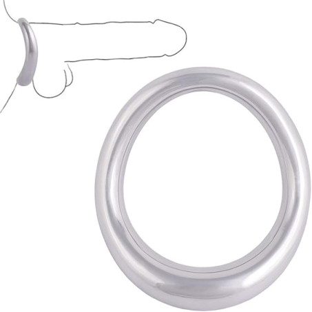 Medical Grade Stainless Steel Cock Ring with 4 Size Options  
