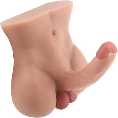 Male Sex Doll with 8.3in Realistic Huge Dildo