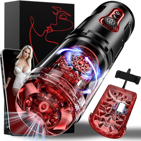 Pocket Pussy Automatic Male masturbator Penis Pump -Sex Toy formen VIIGOO Male Sex Toys with 5 thrustings