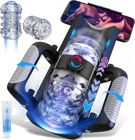 Hands-Free Male Masturbator / Automatic Thrusting Pocket Sleeve (Adult Wellness Device)
