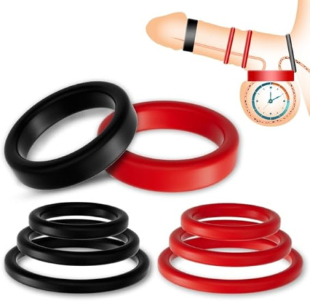8 Pcs Penis Ring Set Sex Toys for Men